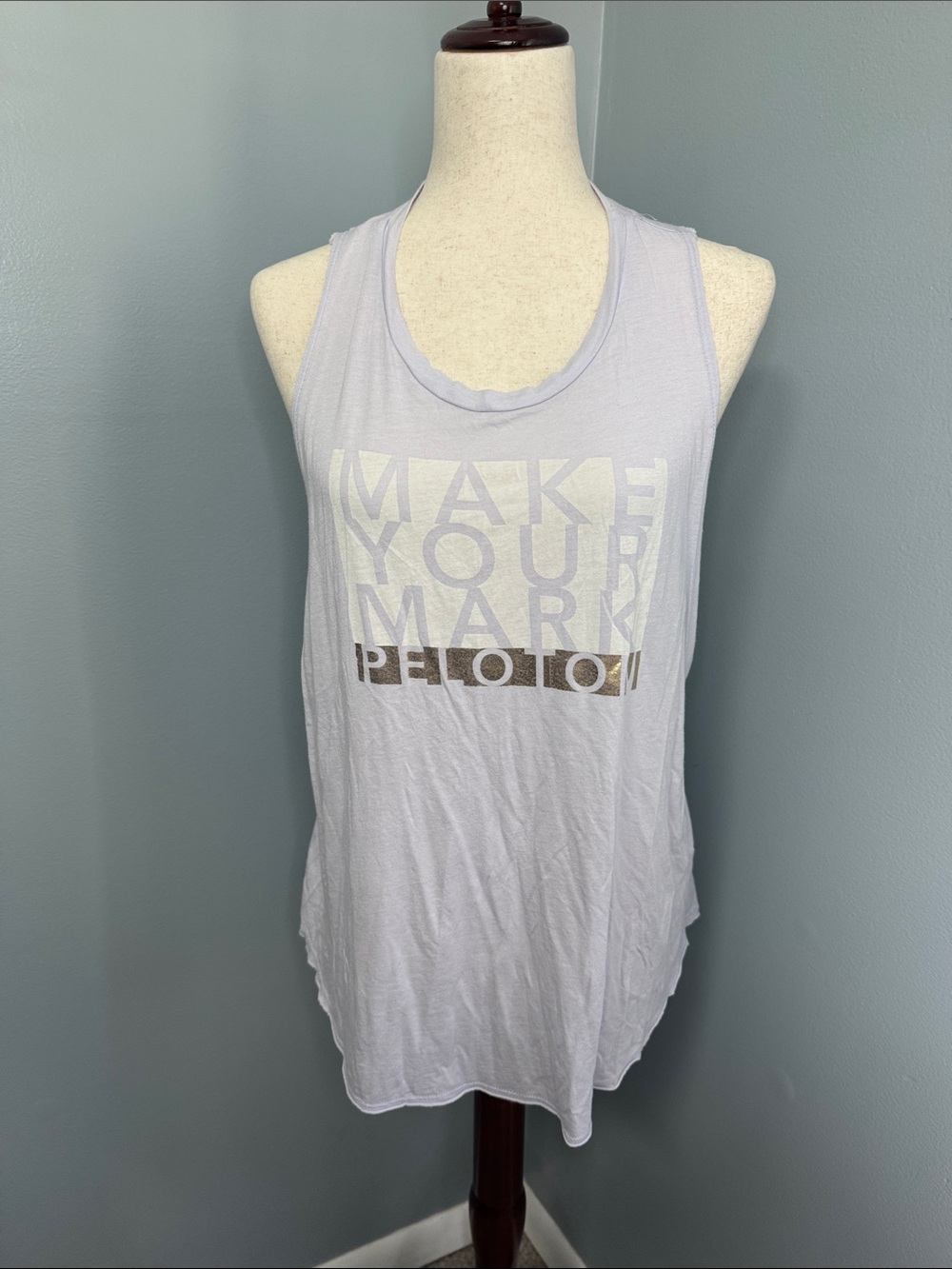 Peloton Women’s Purple ‘Make Your Mark' Tank Top Sz XL